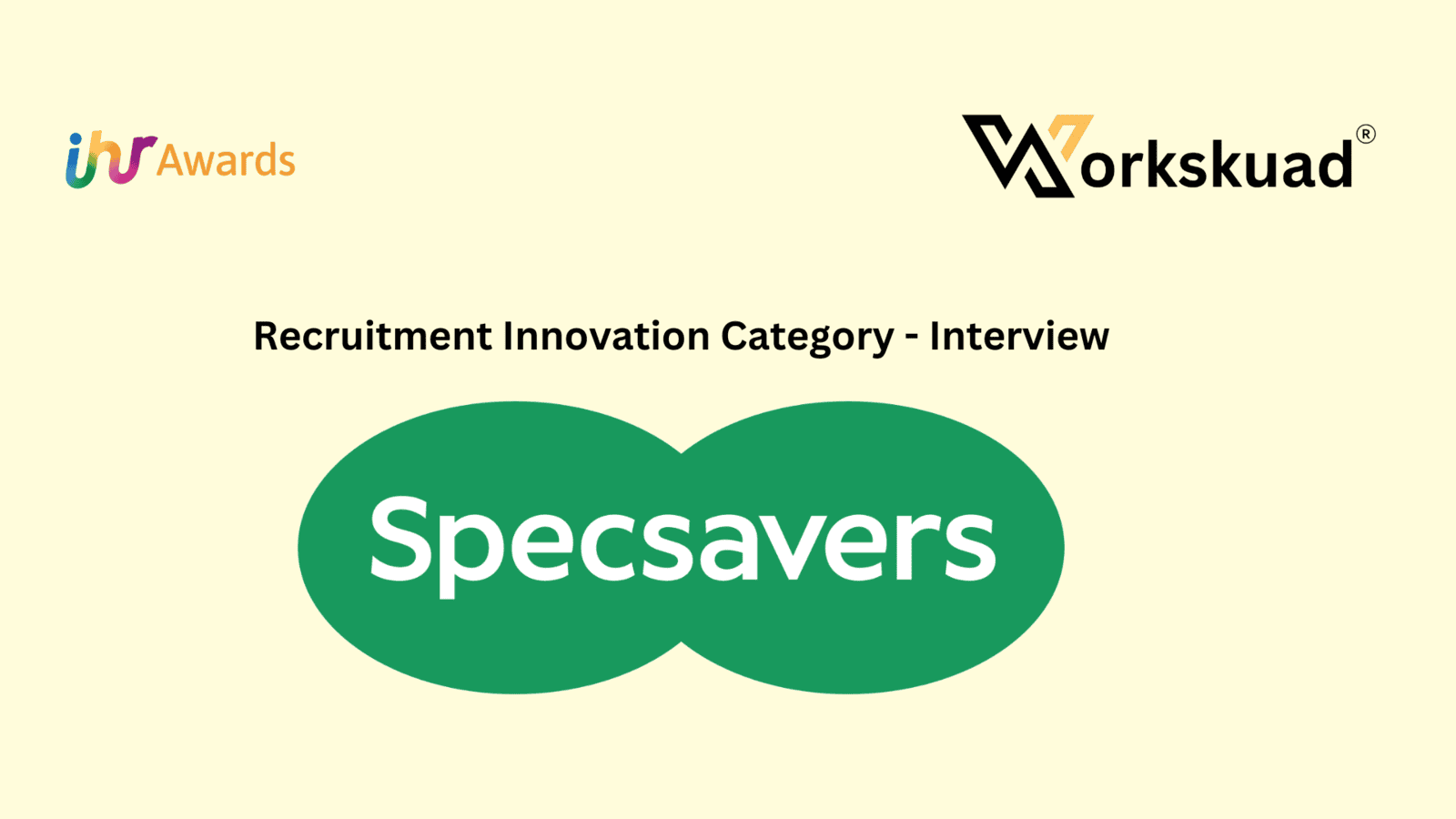 IHR Awards Interview - Specsavers
